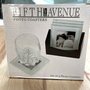 Fifth Avenue Ltd. Photo Coasters - Set of 4 - New in Box! Y2K